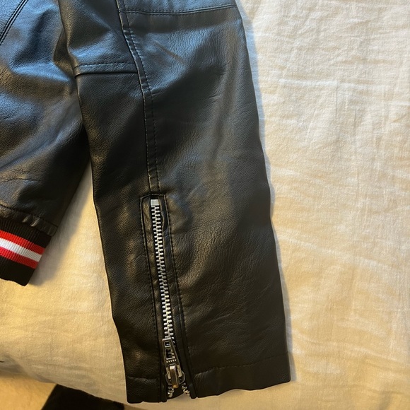 NWT Blank NYC Leather bomber Jacket M - Picture 6 of 9